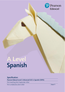 Specification - A level (Spanish)